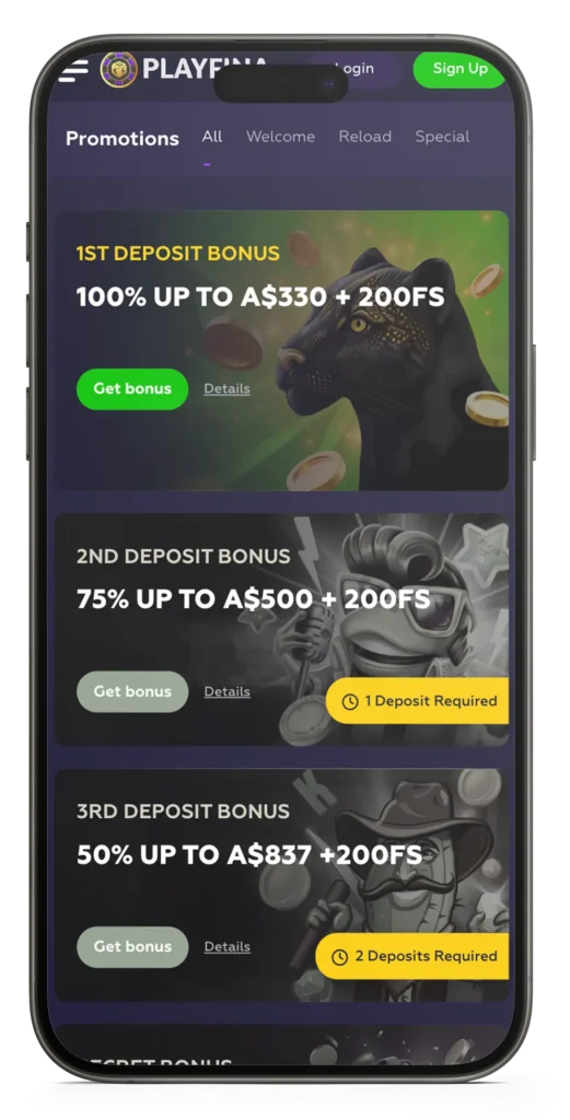 How to Get Playfina Sign Up Bonus